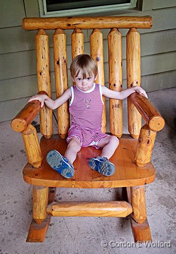 Small Boy Big Chair_DSCF06134.jpg - Grandson Oren photographed near Yellow Springs, Ohio, USA.